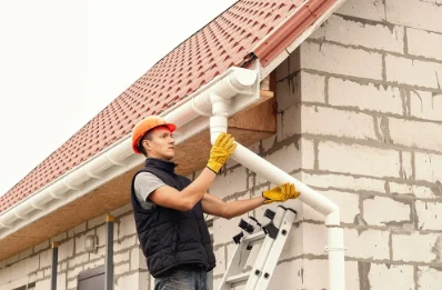 Pose et remplacement de gouttières à Cussangy